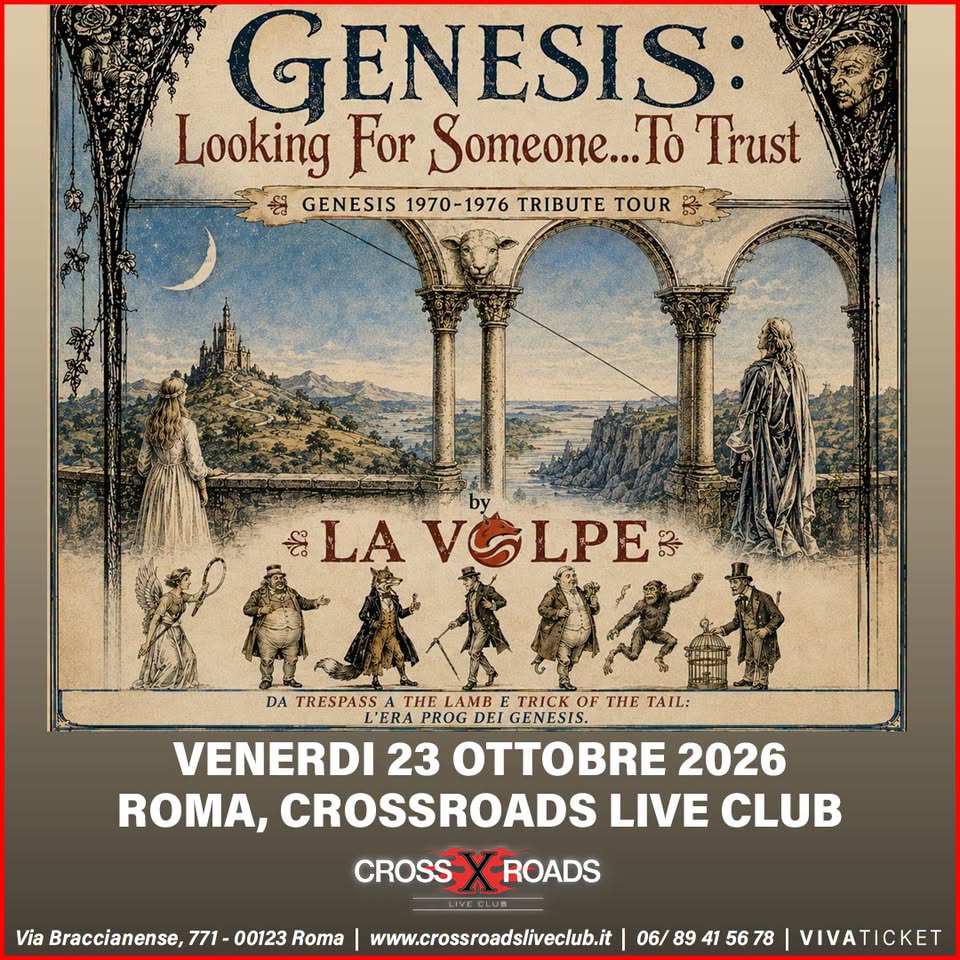 La Volpe plays Genesis - 1970/76 | Roma, CrossRoads Live Club