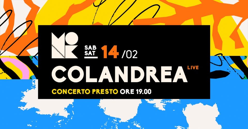COLANDREA Live al MONK // ROMA
